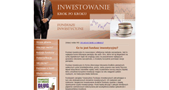 Desktop Screenshot of inwestowanie.wizjoner.org